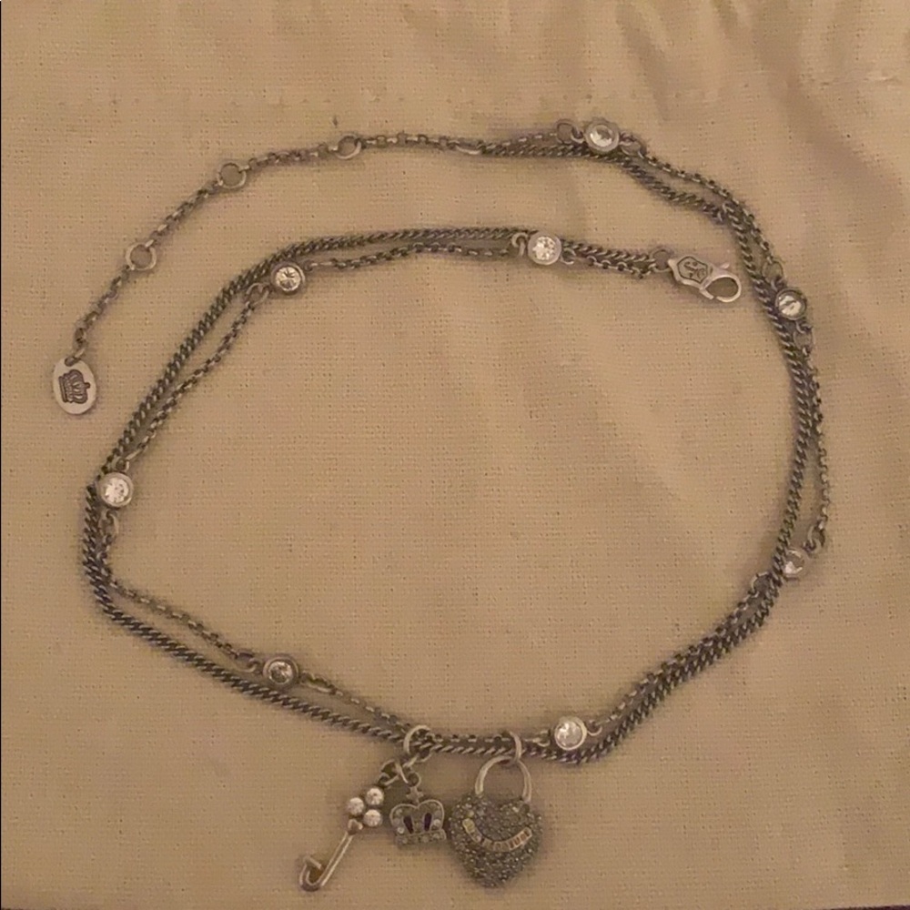 Juicy Couture Adjustable Double Strand Necklace